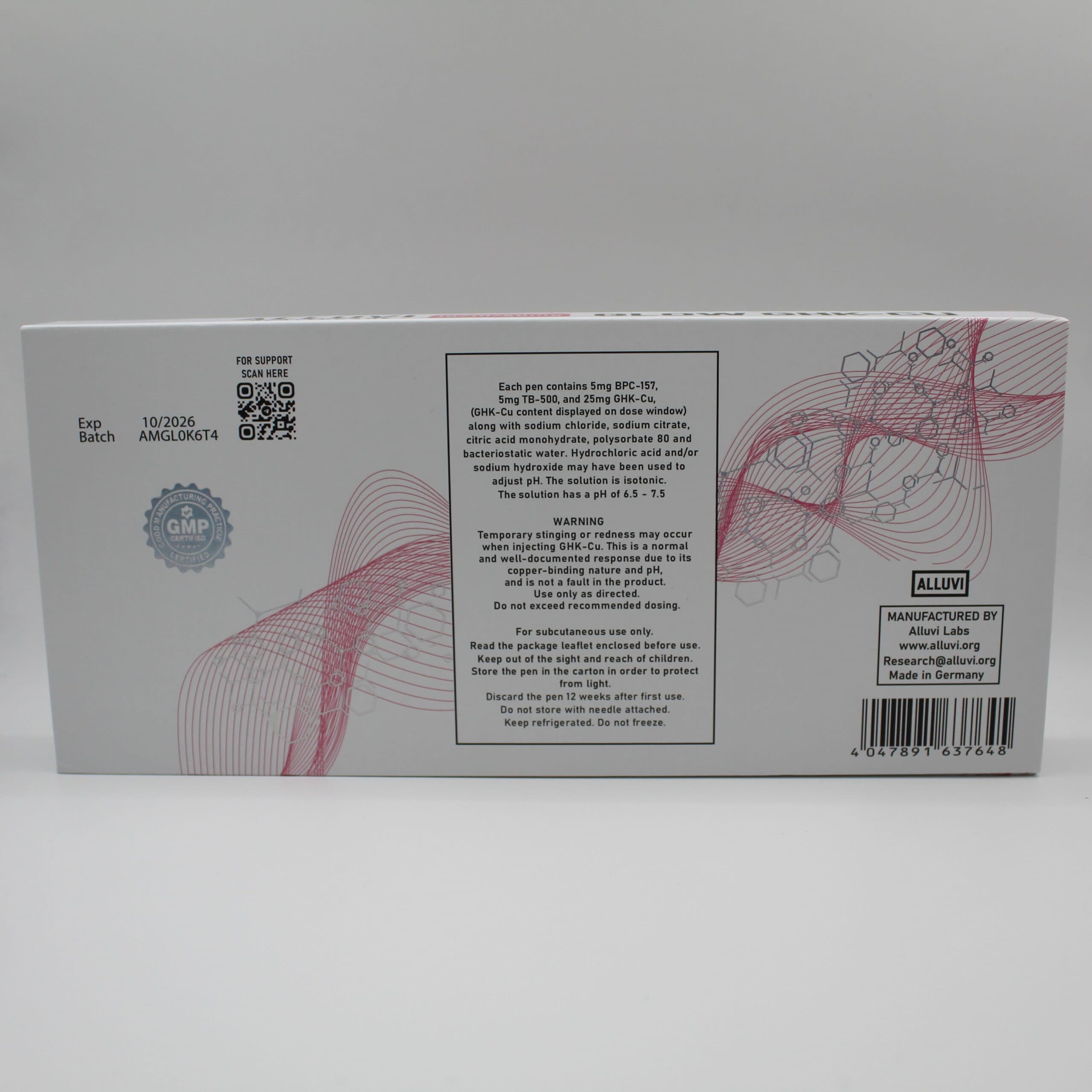 GLOW GHK-Cu / TB-500 / BPC-157 – 70mg – Synedica — imagem 2