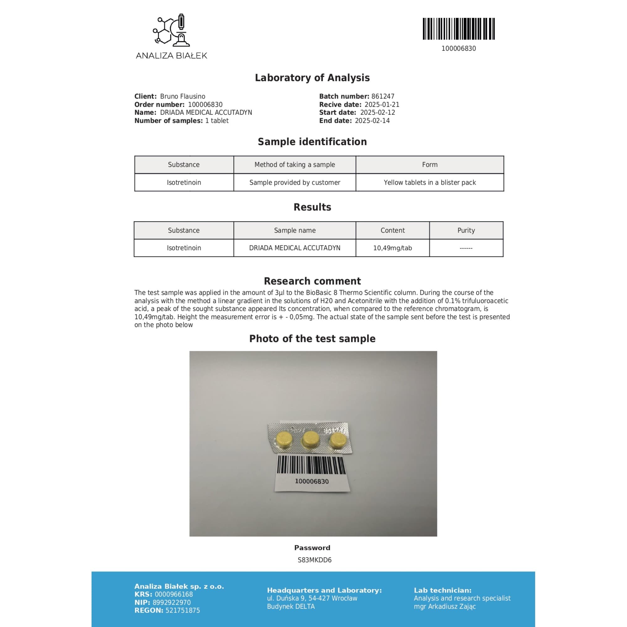 Isotretinoina 10mg Driada Medical — imagem 4
