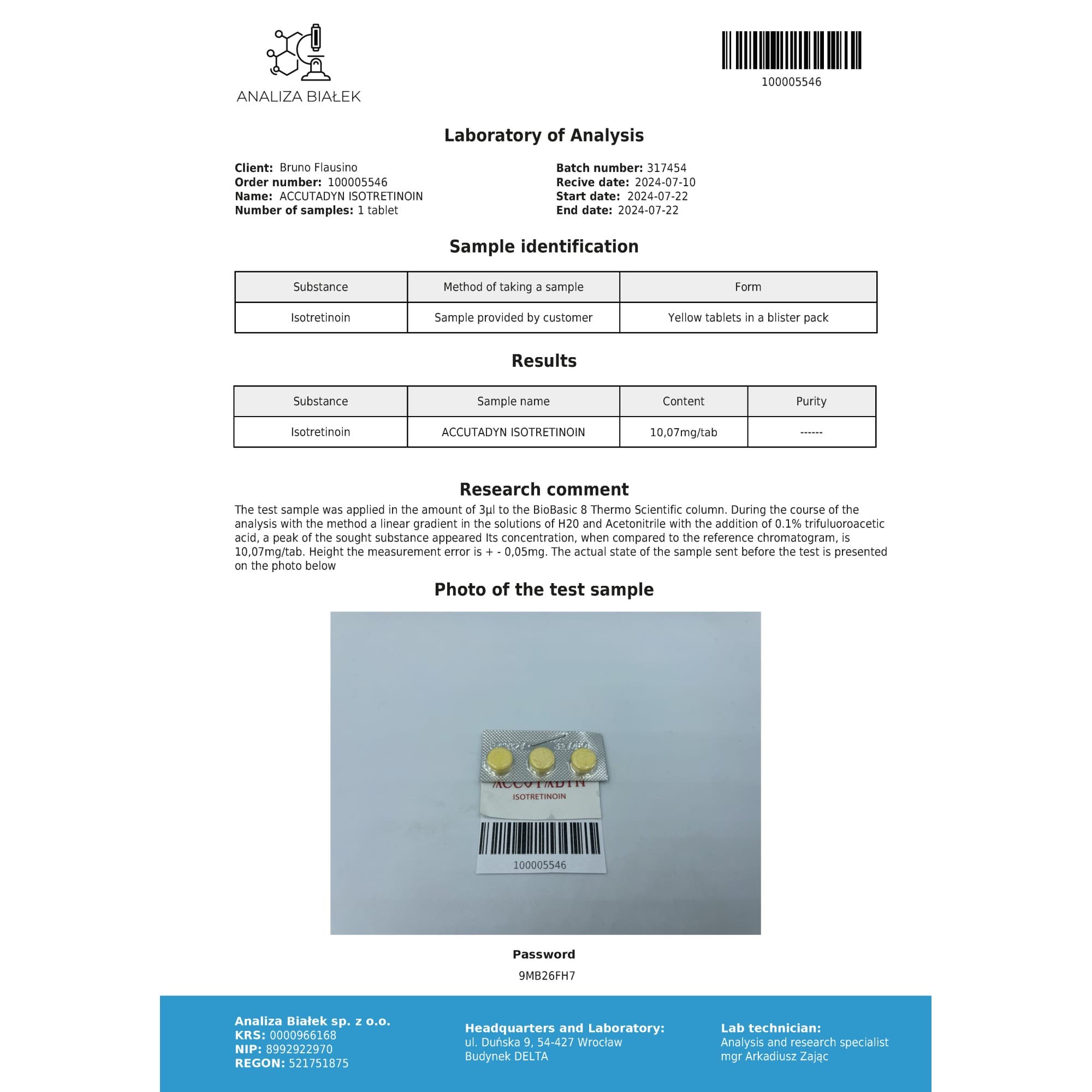 Isotretinoina 10mg Driada Medical — imagem 5