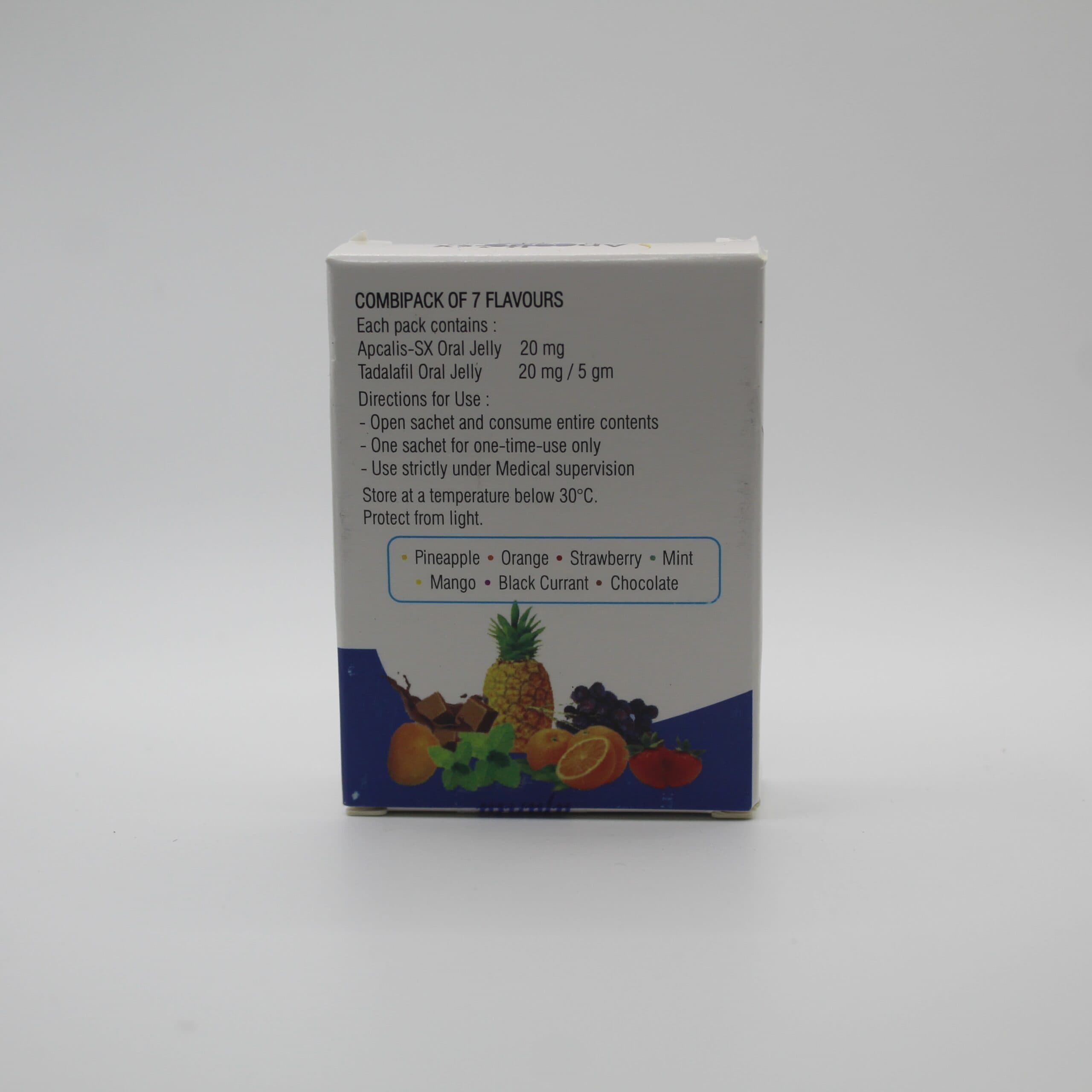 Cialis Jelly 20mg (Tadalafil) –  7 Saquetas — imagem 2