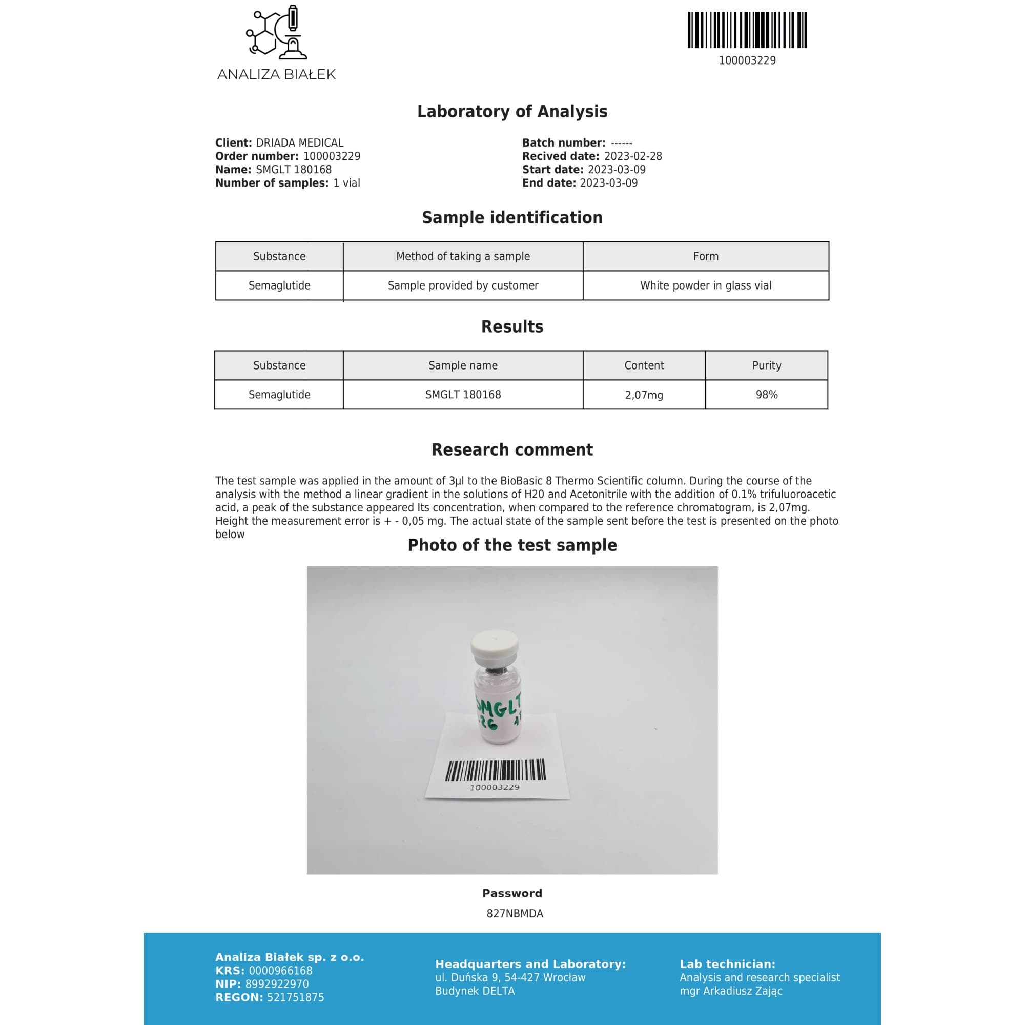 Semaglutide 2mg Driada Medical — imagem 2