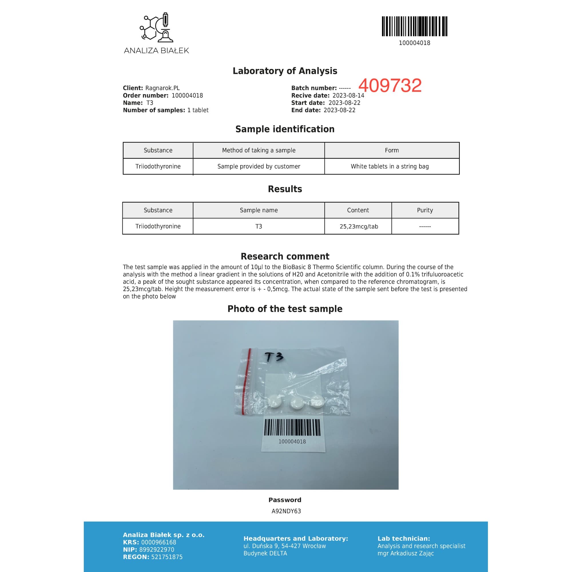 T3 25mcg Driada Medical — imagem 5