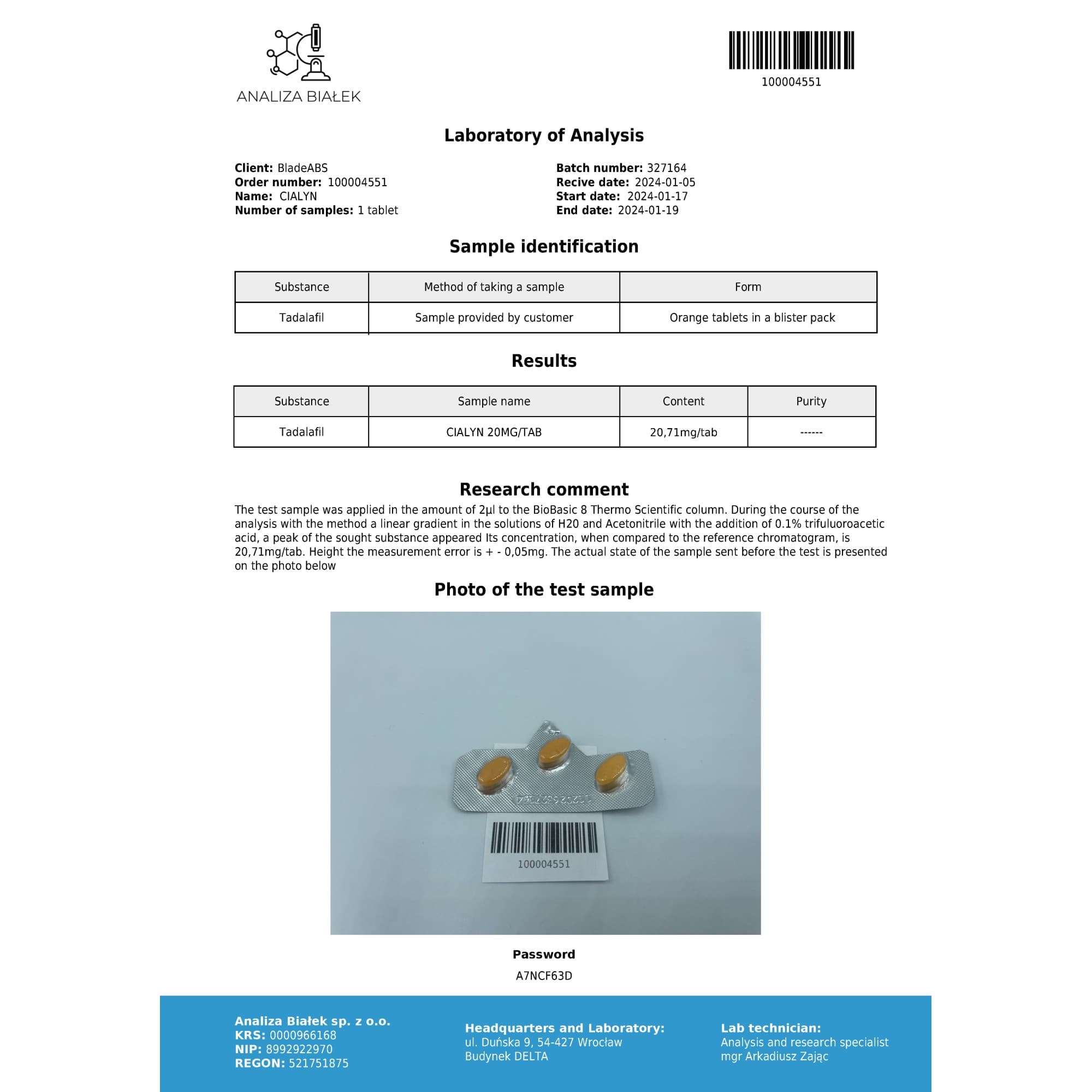 Cialis 20mg Driada Medical – 4 Cápsulas — imagem 3