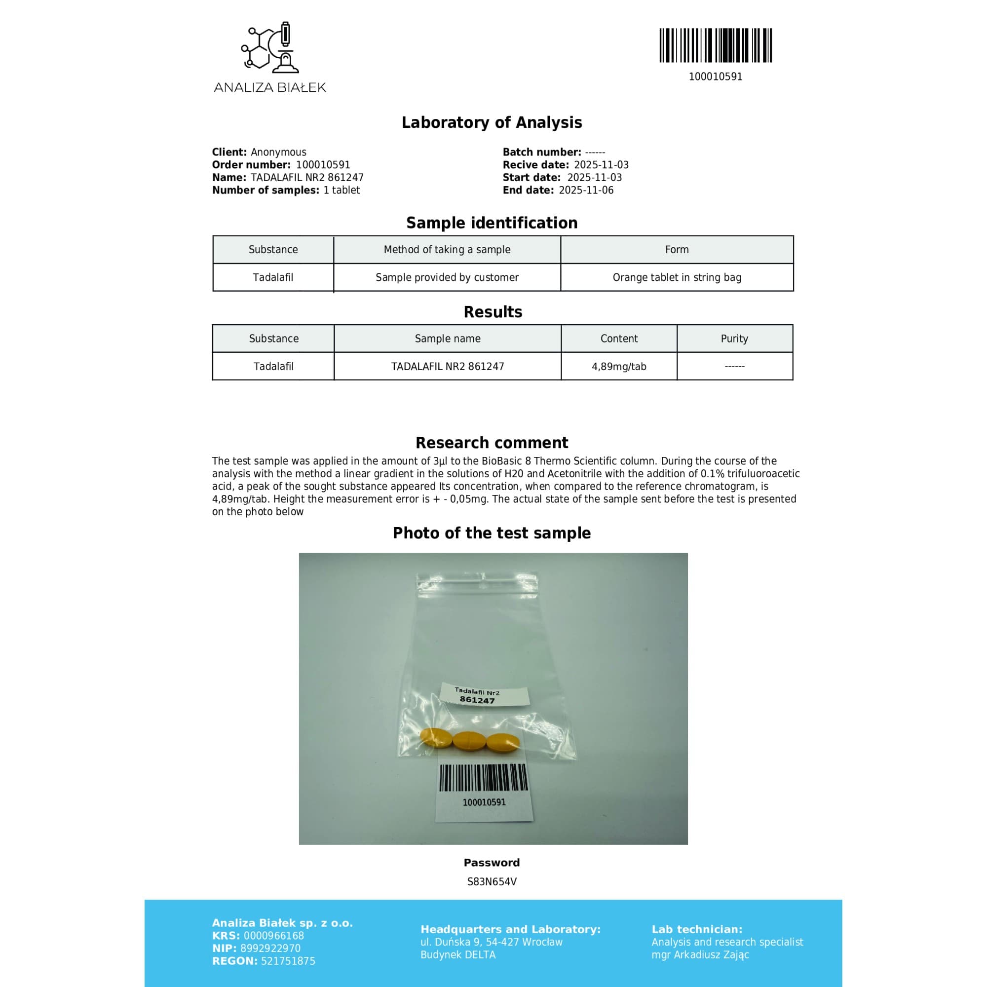 Cialis 5mg Driada Medical – 20 Comprimidos — imagem 3
