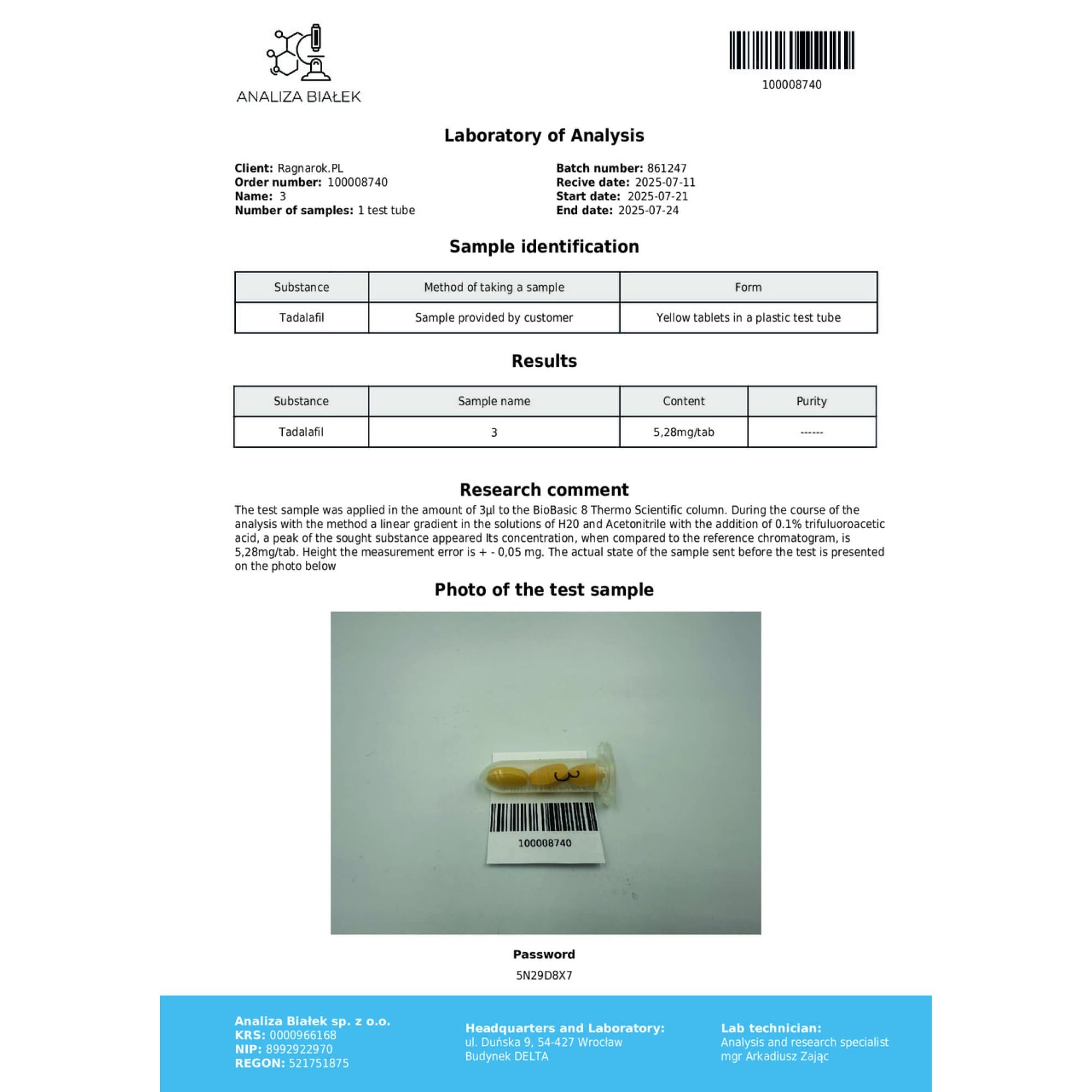 Cialis 5mg Driada Medical – 20 Comprimidos — imagem 4