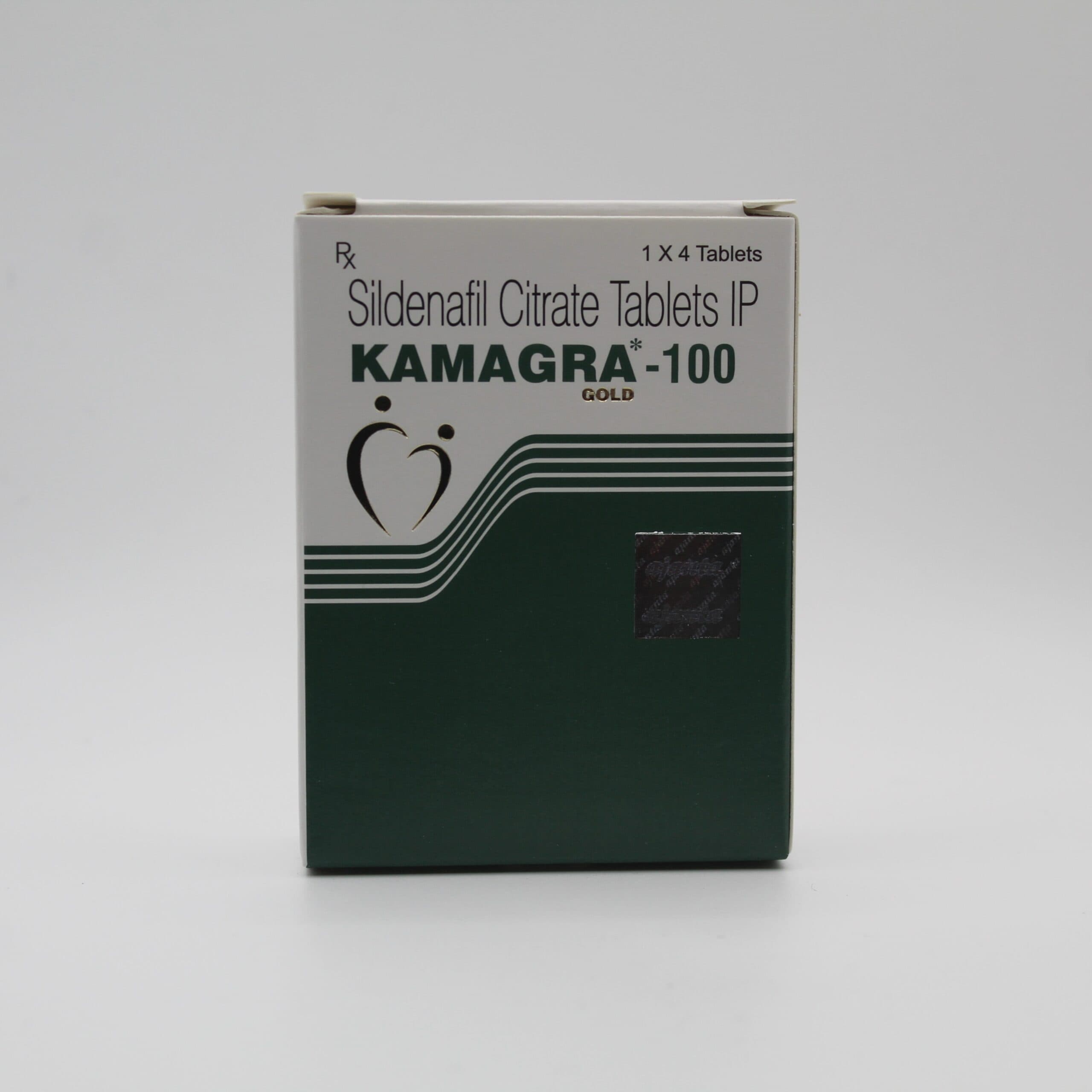 Kamagra 100 (4 tabs) (Sildenafil Citrate 100mg)