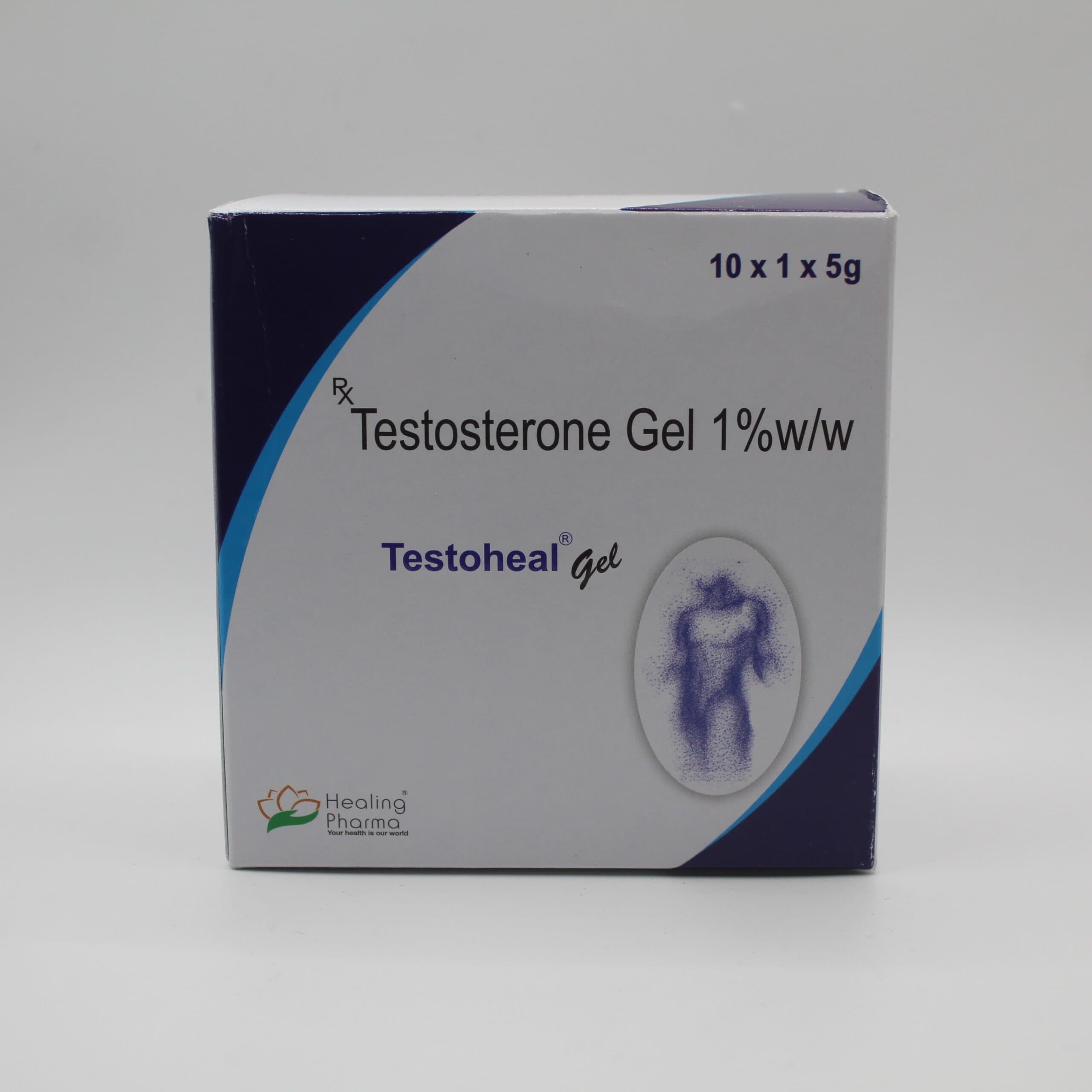 Testoheal (Testosterona em gel 1% w/w) 5mg
